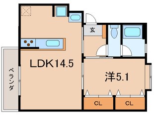 田の浦ハイツの物件間取画像